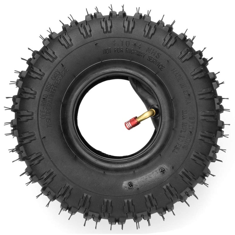 FVRITO 2 Pack of 4.10-4 410-4 4.10/3.50-4 Tire with Inner Tube for Lawn Mowers Garden Rototiller Snow Blower Mowers Hand Truck Wheelbarrow Go Cart Kid ATV - Image 2